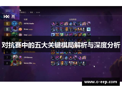 对抗赛中的五大关键棋局解析与深度分析